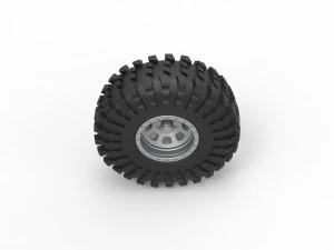 Wheel of Rock bouncer Scale 1 to 25 3D Print Model