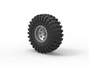 Wheel of Rock bouncer Scale 1 to 25 3D Print Model