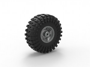 Wheel of Rock bouncer Scale 1 to 25 3D Принт Модель