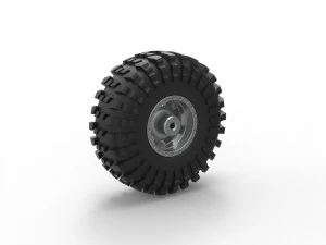 Wheel of Rock bouncer Scale 1 to 25 3D Print Model