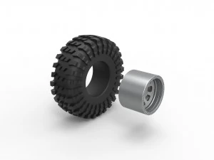 Wheel of Rock bouncer Scale 1 to 25 3D Print Model