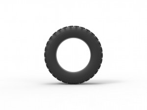 Offroad tire 33 Scale 1 to 10 3D 打印模型