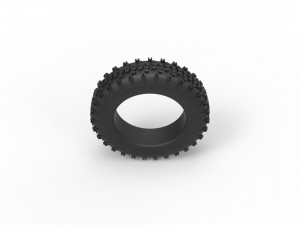 Offroad tire 33 Scale 1 to 10 3D 打印模型