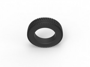Offroad tire 34 Scale 1 to 10 Modello di stampa 3D