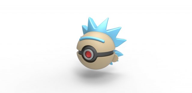 Rick Sanchez orb 3D Принт Модель .c4d .max .obj .3ds .fbx .stl .blend 