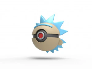 Bola Rick Sanchez Model Cetak 3D