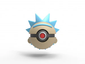 Bola Rick Sanchez Model Cetak 3D