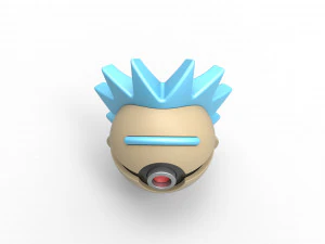 Bola Rick Sanchez Model Cetak 3D
