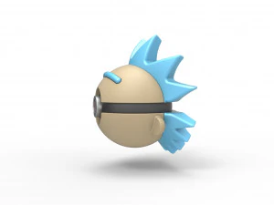 Bola Rick Sanchez Model Cetak 3D