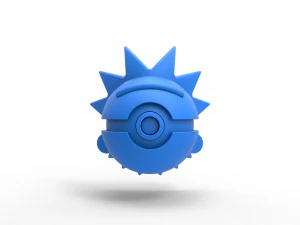 Bola Rick Sanchez Model Cetak 3D