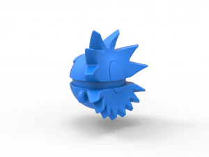 Bola Rick Sanchez Model Cetak 3D