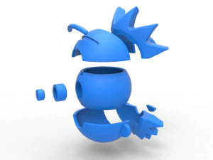 Bola Rick Sanchez Model Cetak 3D