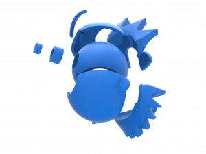 Bola Rick Sanchez Model Cetak 3D