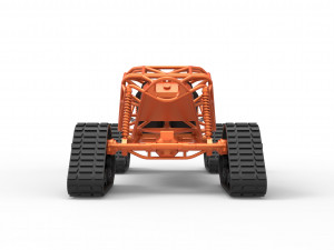 Rock bouncer on tracks Scale 1 to 25 3D Baskı Modeli