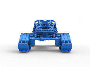 Rock bouncer on tracks Scale 1 to 25 3D Baskı Modeli