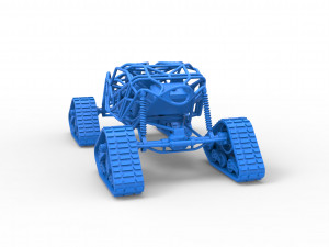 Rock bouncer on tracks Scale 1 to 25 3D Baskı Modeli