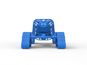 Rock bouncer on tracks Scale 1 to 25 3D Baskı Modeli