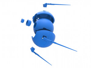 Satellite orb 3D Baskı Modeli
