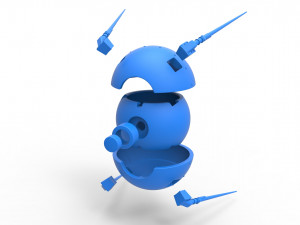 Satellite orb 3D Baskı Modeli