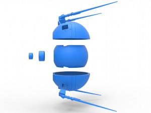 Satellite orb 3D Baskı Modeli
