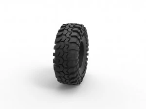 Offroad tire 35 Scale 1 to 25 3D Print Model