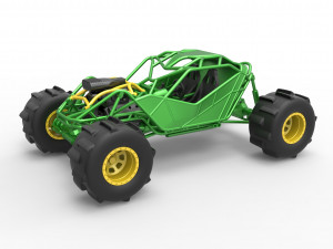 Formula Off Road Scale 1 to 25 3D Print Model