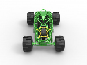 Formula Off Road Scale 1 to 25 3D Druckmodell