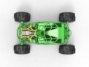 Formula Off Road Scale 1 to 25 3D Druckmodell