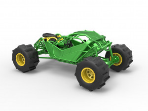 Formula Off Road Scale 1 to 25 3D Druckmodell