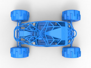 Formula Off Road Scale 1 to 25 3D Druckmodell