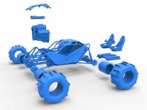 Formula Off Road Scale 1 to 25 3D Druckmodell