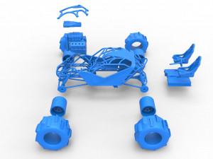 Formula Off Road Scale 1 to 25 3D Druckmodell