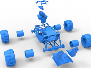 Formula Off Road Scale 1 to 25 3D Druckmodell