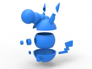 Pikachu Boss orb 3D Print Model