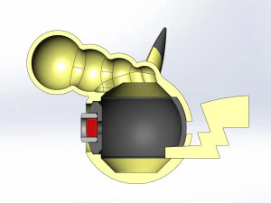 Pikachu Boss orb 3D Print Model
