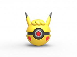 Pikachu Curly orb 3D Baskı Modeli