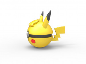 Pikachu Curly orb 3D Baskı Modeli