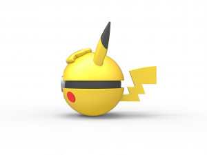 Pikachu Curly orb 3D Baskı Modeli