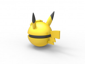 Pikachu Curly orb 3D Baskı Modeli