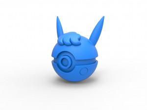Pikachu Curly orb 3D Baskı Modeli
