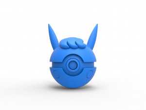 Pikachu Curly orb 3D Baskı Modeli