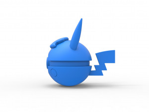 Pikachu Curly orb 3D Baskı Modeli