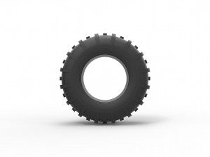 Offroad tire 36 Scale 1 to 25 Modèles 3D en vedette
