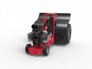 Mini Rod pulling tractor Scale 1 to 25 Modelo de Impressão 3D