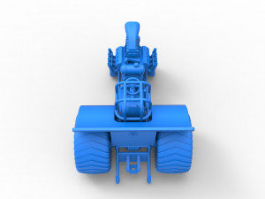 Mini Rod pulling tractor Scale 1 to 25 Modelo de Impressão 3D