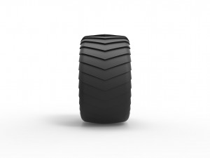 Wheel of Mini Rod pulling tractor Scale 1 to 25 Modello di stampa 3D