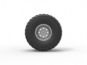 Wheel of Mini Rod pulling tractor Scale 1 to 25 Modello di stampa 3D
