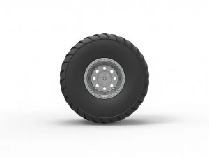 Wheel of Mini Rod pulling tractor Scale 1 to 25 3D Print Model
