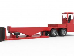 Tractor pulling sled Scale 1 to 25 3D Baskı Modeli