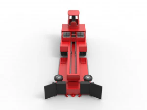 Tractor pulling sled Scale 1 to 25 3D Print Model